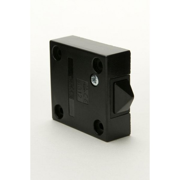 Pratley Jeani 143 Black Surface Mounted Push To Break Door Switch 2A 250V