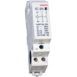 Lewden IC63/4 63A Contactor 4 Pole N/O Din Rail Mounted 230/400V