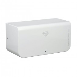 Diamond Dryer Pure HD-D380W Air Sterilising White Automatic Compact Hand Dryer Low Energy High Speed