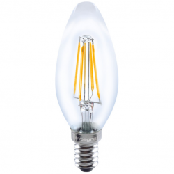 Integral LED OMNI Filament Candle Bulb E14 470LM 4.2W 2700K NON-Dimmable 320 Beam Clear