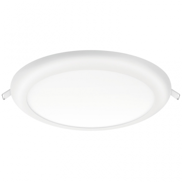 Integral LED MULTI-FIT Downlight 65-205MM Cutout 1530LM 18W 4000K NON-Dimmable 85LM/W White TPb Diffuser