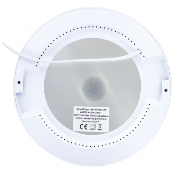 Integral LED MULTI-FIT Downlight 65-205MM Cutout 1530LM 18W 4000K NON-Dimmable 85LM/W White TPb Diffuser