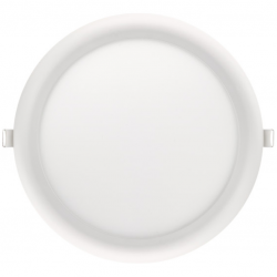 Integral LED MULTI-FIT Downlight 65-205MM Cutout 1530LM 18W 4000K NON-Dimmable 85LM/W White TPb Diffuser