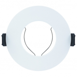 Integral LED EVOFIRE Fire Rated Downlight 70MM Cutout 4PACK IP65 White Round +GU10 HOLDER
