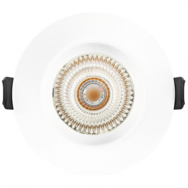 Integral LED EVOFIRE Fire Rated Downlight 70MM Cutout IP65 White Recessed +GU10 HOLDER