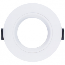 Integral LED EVOFIRE Fire Rated Downlight 70MM Cutout IP65 White Recessed +GU10 HOLDER