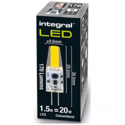 Integral LED G4 Bulb 170LM 1.5W 4000K NON-Dimmable 275 Beam Clear