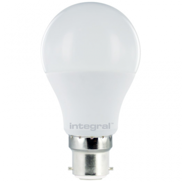 Integral LED GLS Bulb B22 806LM 8.8W 5000K NON-Dimmable 240 Beam Frosted