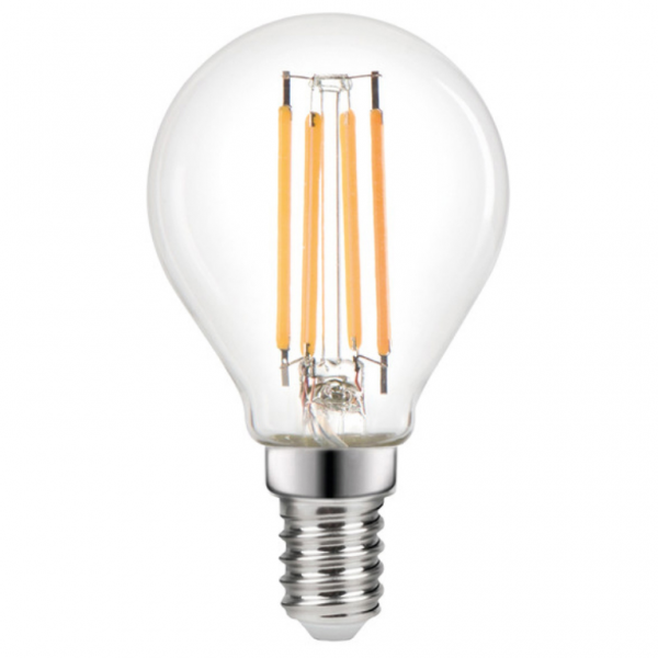 Integral LED OMNI Filament Golf Ball Bulb E14 470LM 3.4W 2700K Dimmable 320 Beam Clear Full Glass