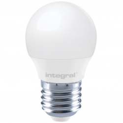 Integral LED Golf Ball Bulb E27 470LM 4.9W 2700K Dimmable 240 Beam Frosted