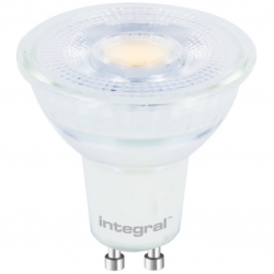 Integral LED Glass GU10 Bulb 400LM 3.6W 2700K Dimmable 36 Beam