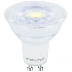 Integral LED Glass GU10 Bulb 400LM 3.6W 4000K NON-Dimmable 36 Beam