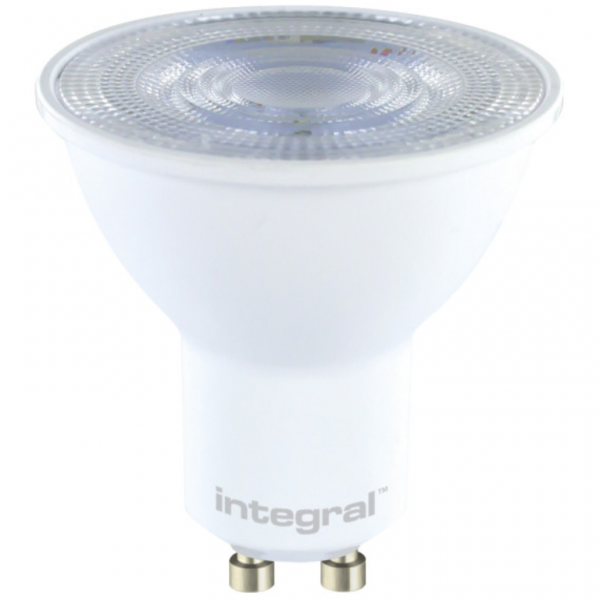 Integral LED GU10 Bulb 390LM 4W 6500K NON-Dimmable 36 Beam