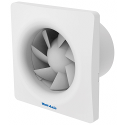 Vent-Axia VASF100BO 495697 White Dual Speed Silent Extractor Fan With Backdraught Shutter 100mm / 4 Inch 240V