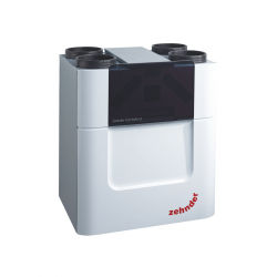 Zehnder ComfoAir Q600 with Pre-Heater, Left Handed Mechanical Ventilation Unit With Heat Recovery MVHR & Humidity Sensor