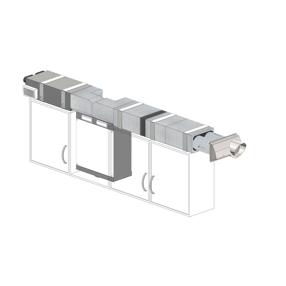 Zehnder CA180LUXEPH ComfoAir 180 Luxe MVHR Unit with Pre-Heater