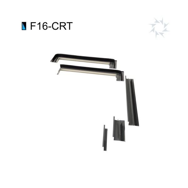 VIRIDIAN F16-CRT-M10 Portrait Corner Conversion Kit Top Right