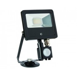 Collingwood Lighting FL01BPCS Black LED PIR Floodlight with Wide Beam Angle &  360° rotation 10W CCT IP65