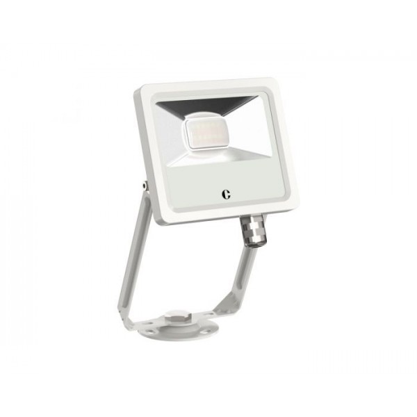 Collingwood Lighting FL01WXCS White LED Floodlight with Wide Beam Angle &  360° rotation 10W CCT IP65