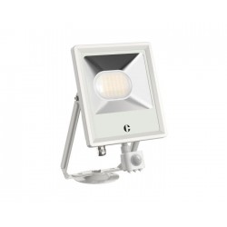 Collingwood Lighting FL05WPCS White LED PIR Floodlight with Wide Beam Angle &  360° rotation 50W CCT IP65