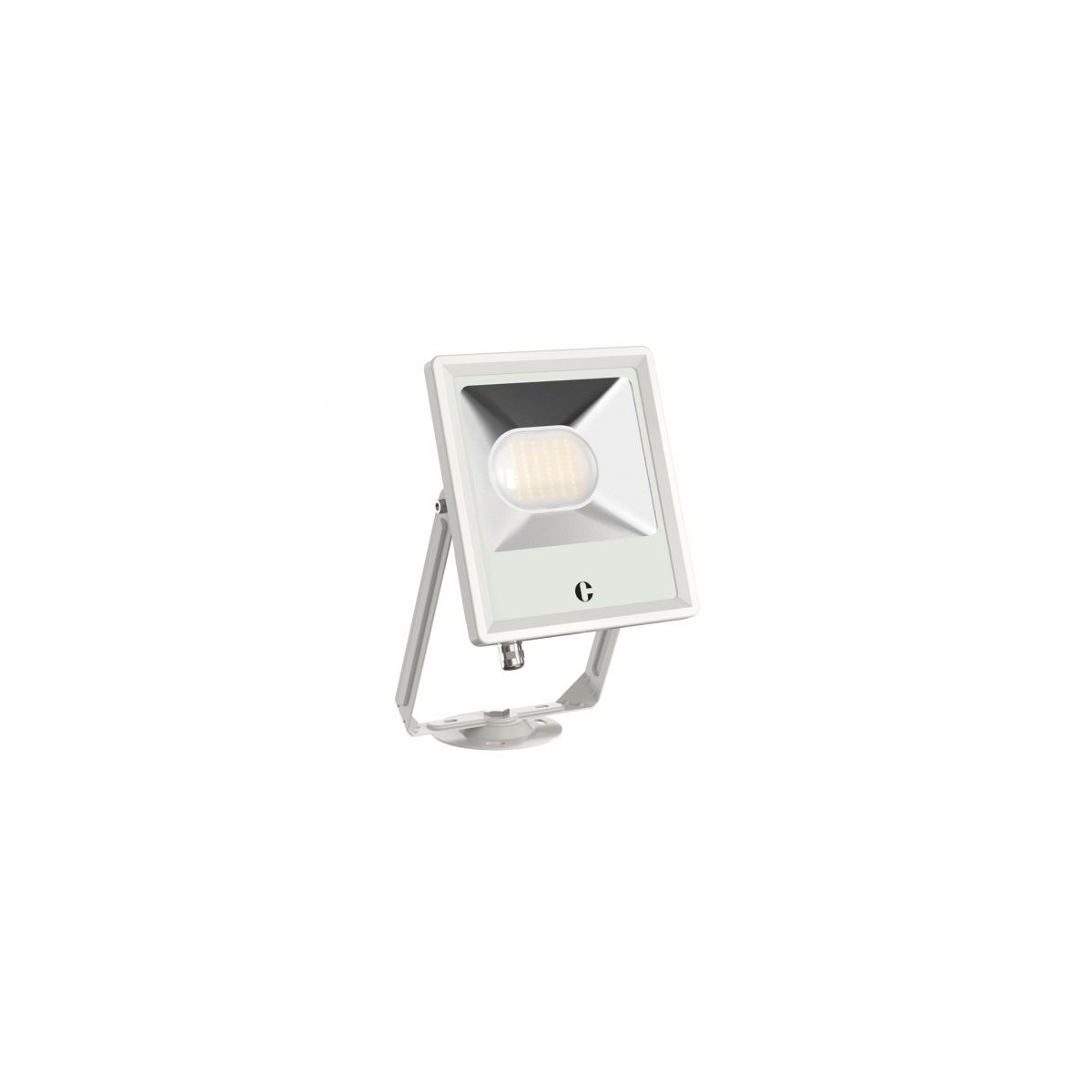 Collingwood Lighting FL05WXCS White LED Floodlight with Wide Beam Angle 360 rotation 50W CCT IP65 Shop4 Electrical