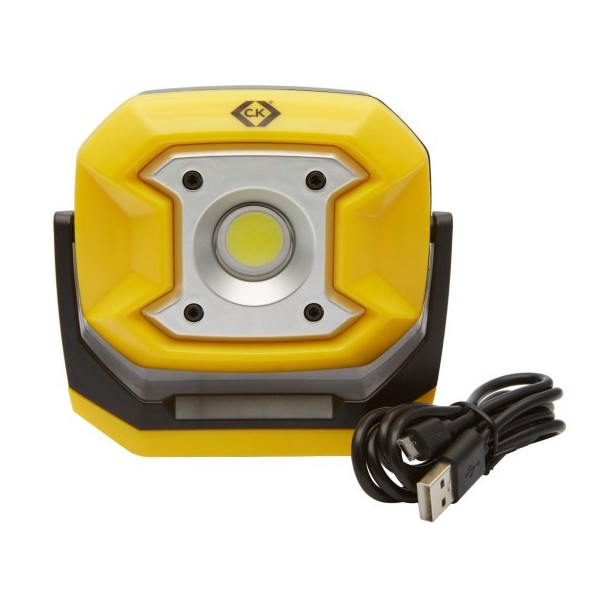 CK Tools T9735USB Compact Rechargeable LED Site Light 10W