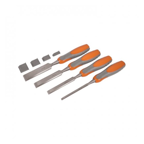 CK Tools AV10010 Avit Wood Chisel 4 Piece Set 6.5mm / 13mm / 19mm / 25mm