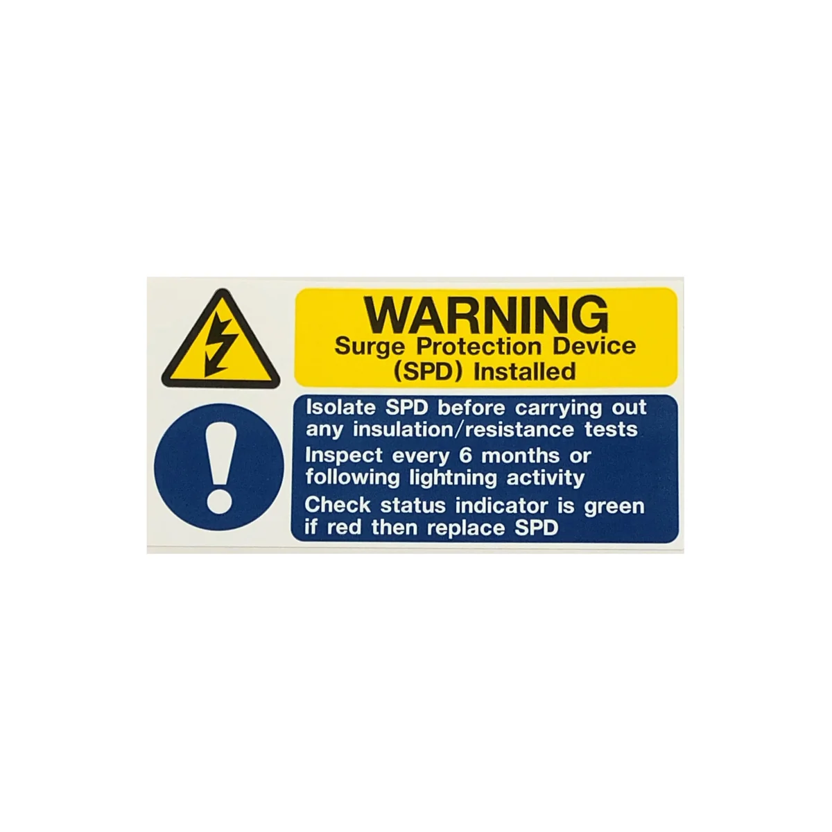 Industrial Signs IS10710SA Self Adhesive Vinyl Warning Label 'Warning ...