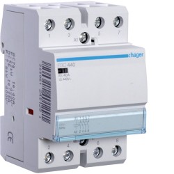 Hager ESC440 Contactor 40A 4NO 230V 50Hz