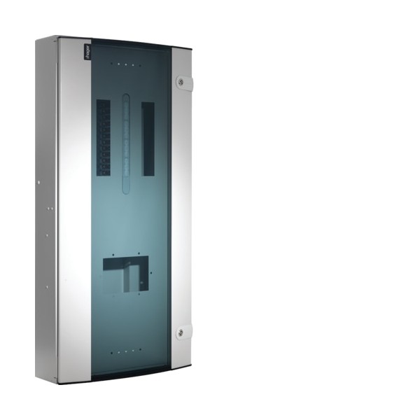Hager JK218BG 250A 18 Way TPN Board Glazed