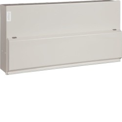 Hager VML120RK Design 10 Metal Consumer Unit 20 Way 100A with Round Knockouts