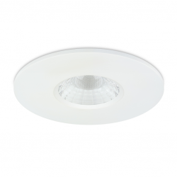 JCC Lighting JC1013/WH V50™ Pro Retrofit 100mm Fire-rated LED Downlight 7.5W IP65 3000/4000K White