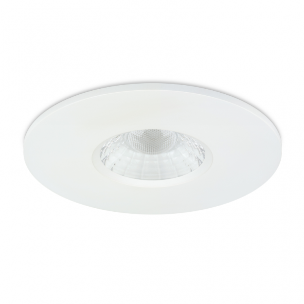 JCC Lighting JC1013/WH V50™ Pro Retrofit 100mm Fire-rated LED Downlight 7.5W IP65 3000/4000K White