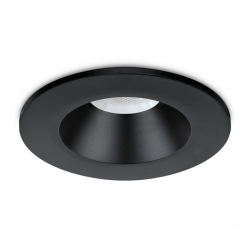 JCC Lighting JC1019/BLK V50™ Pro Anti-glare Fire-rated LED Downlight 7.5W IP65 3000/4000K 600/650lm Black