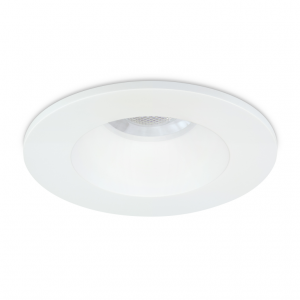 JCC Lighting JC1019/WH V50™ Pro Anti-glare Fire-rated LED Downlight 7.5W IP65 3000/4000K 600/650lm White