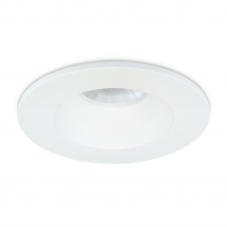 JCC Lighting JC1019/WH V50™ Pro Anti-glare Fire-rated LED Downlight 7.5W IP65 3000/4000K 600/650lm White