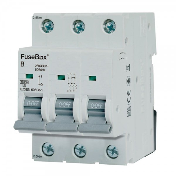 FuseBox MT10B063 MCB 3P Type B 6A 10KA