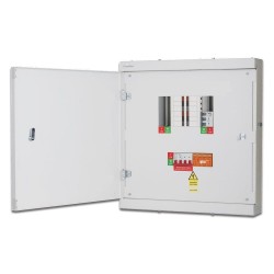 FuseBox TPN03FBX TPN Distribution Board with Main Switch & SPD 3 Way 125A