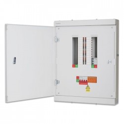 FuseBox TPN07FBX TPN Distribution Board with Main Switch & SPD 7 Way 125A