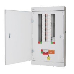 FuseBox TPN11FBX TPN Distribution Board with Main Switch & SPD 11 Way 125A