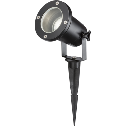 MLA Knightsbridge GUSPBK 230V IP65 GU10 Ground  Spike - Black