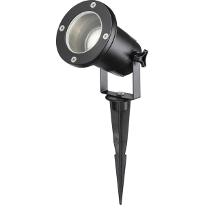 MLA Knightsbridge GUSPBK 230V IP65 GU10 Ground  Spike - Black
