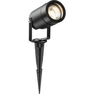MLA Knightsbridge SPIKEGUBK 230V IP65 GU10 Spike Light  Black
