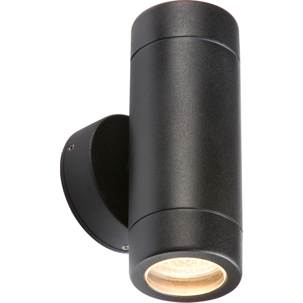 MLA Knightsbridge WALL2LBK IP65 35W GU10 Aluminium Black Powder-coated Up/Down Wall Light