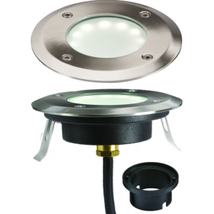 MLA Knightsbridge LEDM08W1 230V IP65 1.7W  LED White Ground / Deck Light - 4000K