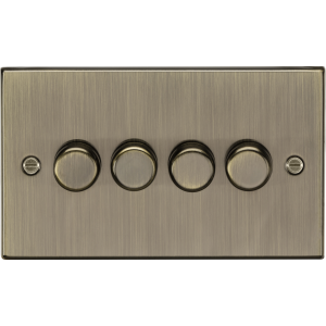 MLA Knightsbridge CS2194AB 4G 2-way 10-200W (5-150W LED) Intelligent Dimmer - Antique Brass