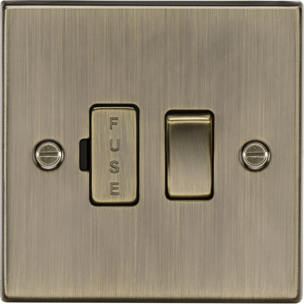 MLA Knightsbridge CS63AB 13A Switched Fused Spur Unit - Antique Brass