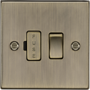 MLA Knightsbridge CS63AB 13A Switched Fused Spur Unit - Antique Brass