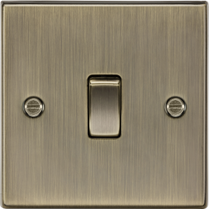 MLA Knightsbridge CS834AB 20A 1G DP Switch - Antique Brass