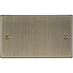 MLA Knightsbridge CS86AB 2G Blanking Plate - Antique Brass